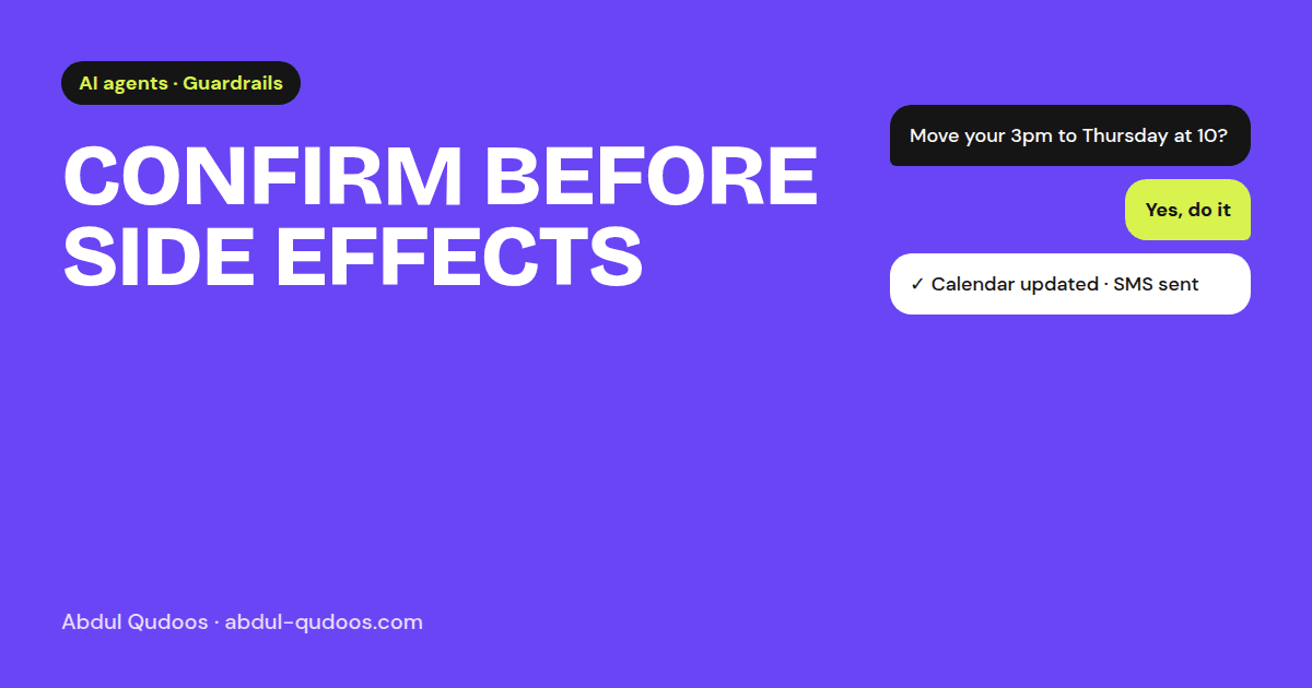 Thumbnail of Confirm Before Side Effects