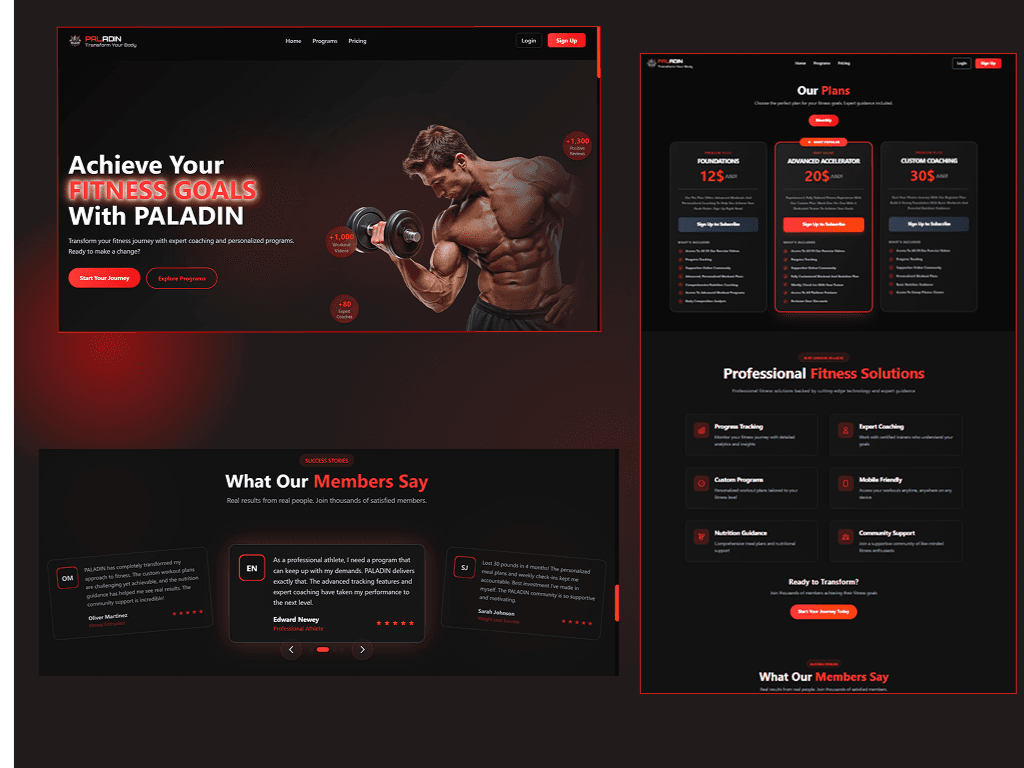 Gym Paladin — Fitness & Gym Management Platform